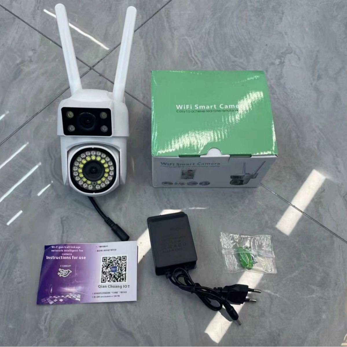 PTZ IP-камера Cloudbirds V360Pro — 360° двойной объектив, автоматическое слежение, водонепроницаемая