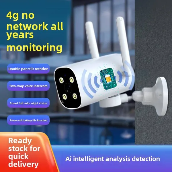 Уличная камера Cloudbirds V360Pro 4G/Wi-Fi — водонепроницаемая IP66, двойное вращение, облачное хранилище