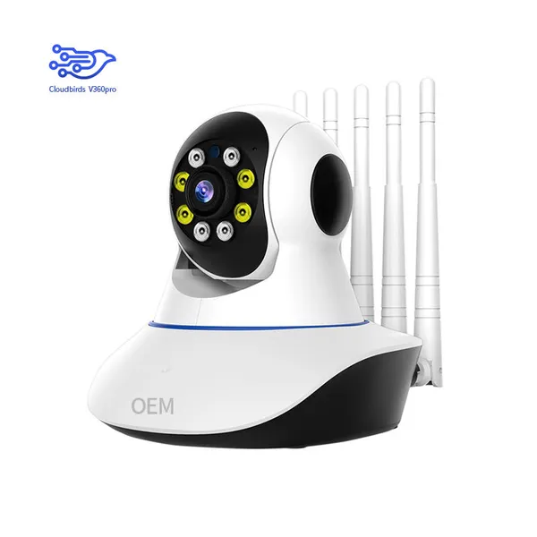 Шаровидная камера Cloudbirds V360Pro 5 Мп — панорамная съемка 1080p, ночное видение, сильный сигнал