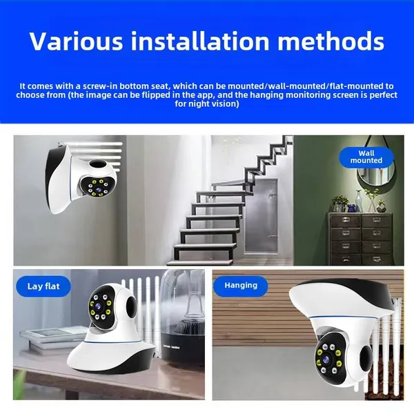 Шаровидная камера Cloudbirds V360Pro 5 Мп — панорамная съемка 1080p, ночное видение, сильный сигнал