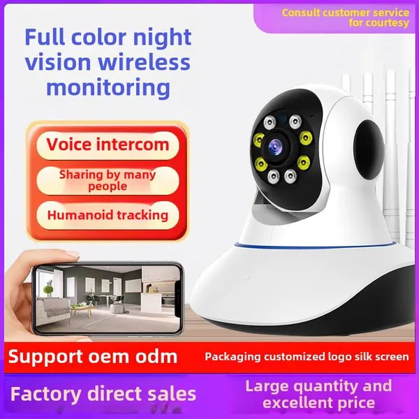 Шаровидная камера Cloudbirds V360Pro 5 Мп — панорамная съемка 1080p, ночное видение, сильный сигнал