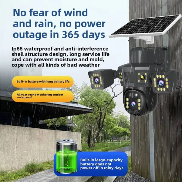 Оптовая продажа CMOS PTZ-камеры — панорамный обзор, двойной экран, водонепроницаемость IP66