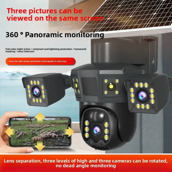 Оптовая продажа CMOS PTZ-камеры — панорамный обзор, двойной экран, водонепроницаемость IP66