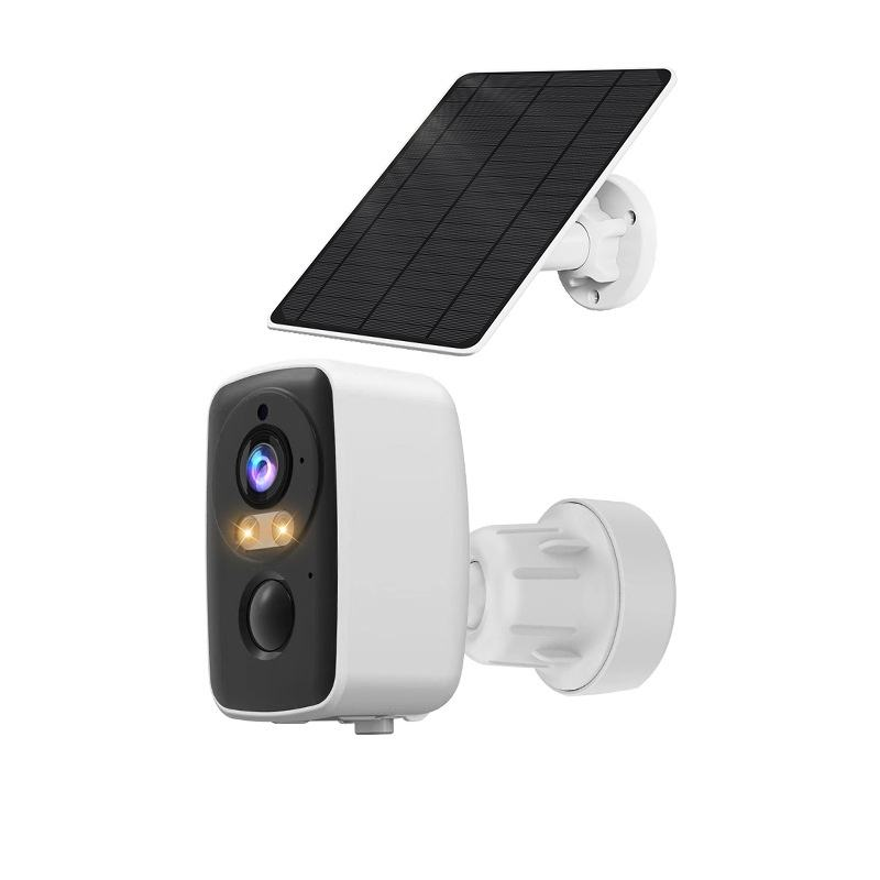AI Cloud IP Camera - Two-Way Talk, Waterproof, Wide-Angle, Solar/Battery