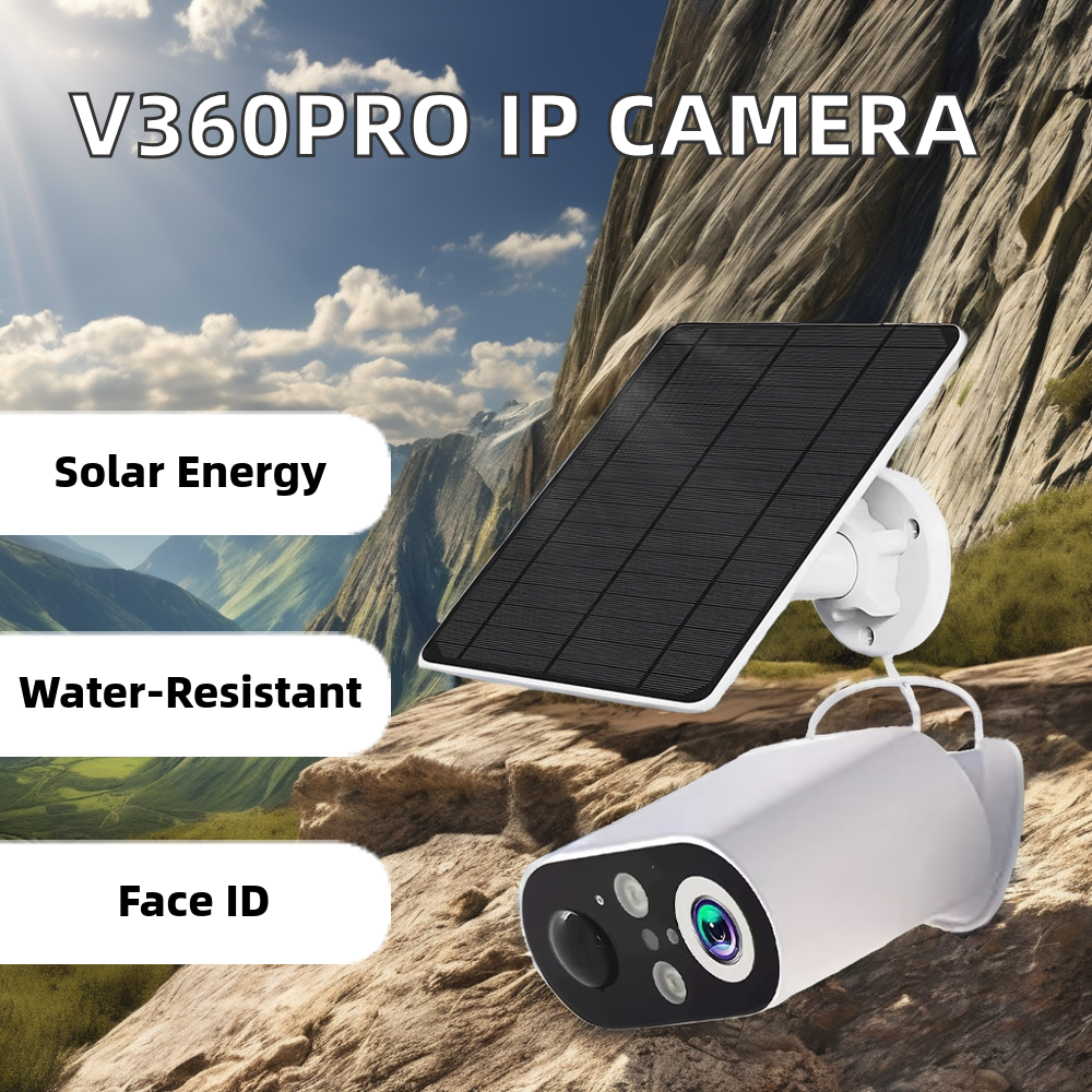 Уличная камера видеонаблюдения v360pro — Wi-Fi/SIM-карта, IP66, 2 Мп HD, управление PTZ