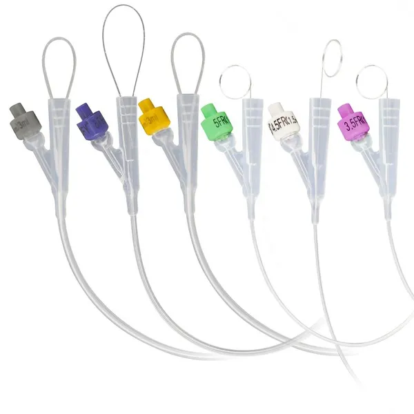 Canine Silicone Double-Lumen Urinary Catheter