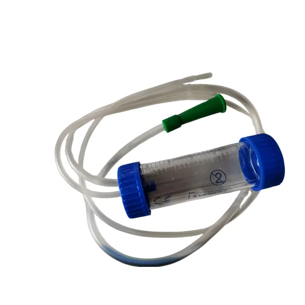 Vet PVC Suction Tube With Cap Cone 25ml/40ml
