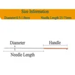 Sterilized Acupuncture Needle 304 Stainless steel Copper handle needle