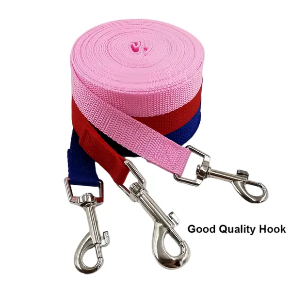 Premium Extended-Length Pet Leash with Zinc-Alloy Hook