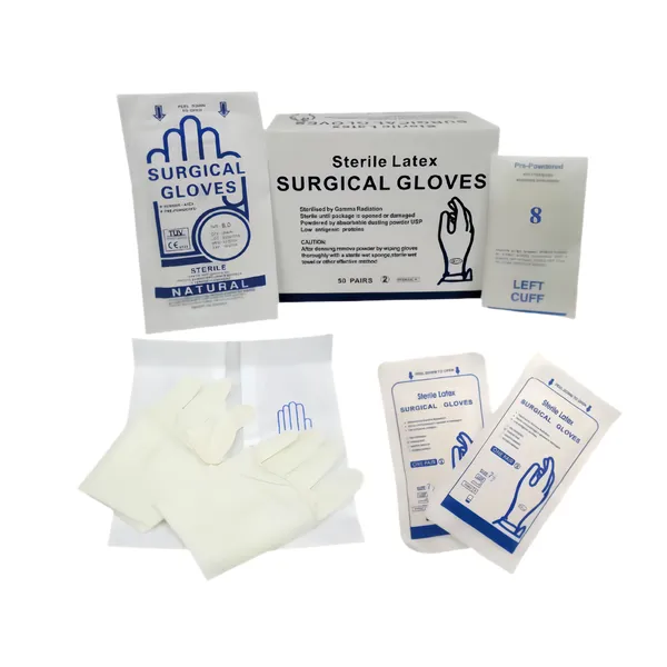 ​VETLUX PF Latex Surgical Medical Gloves - 1 pair