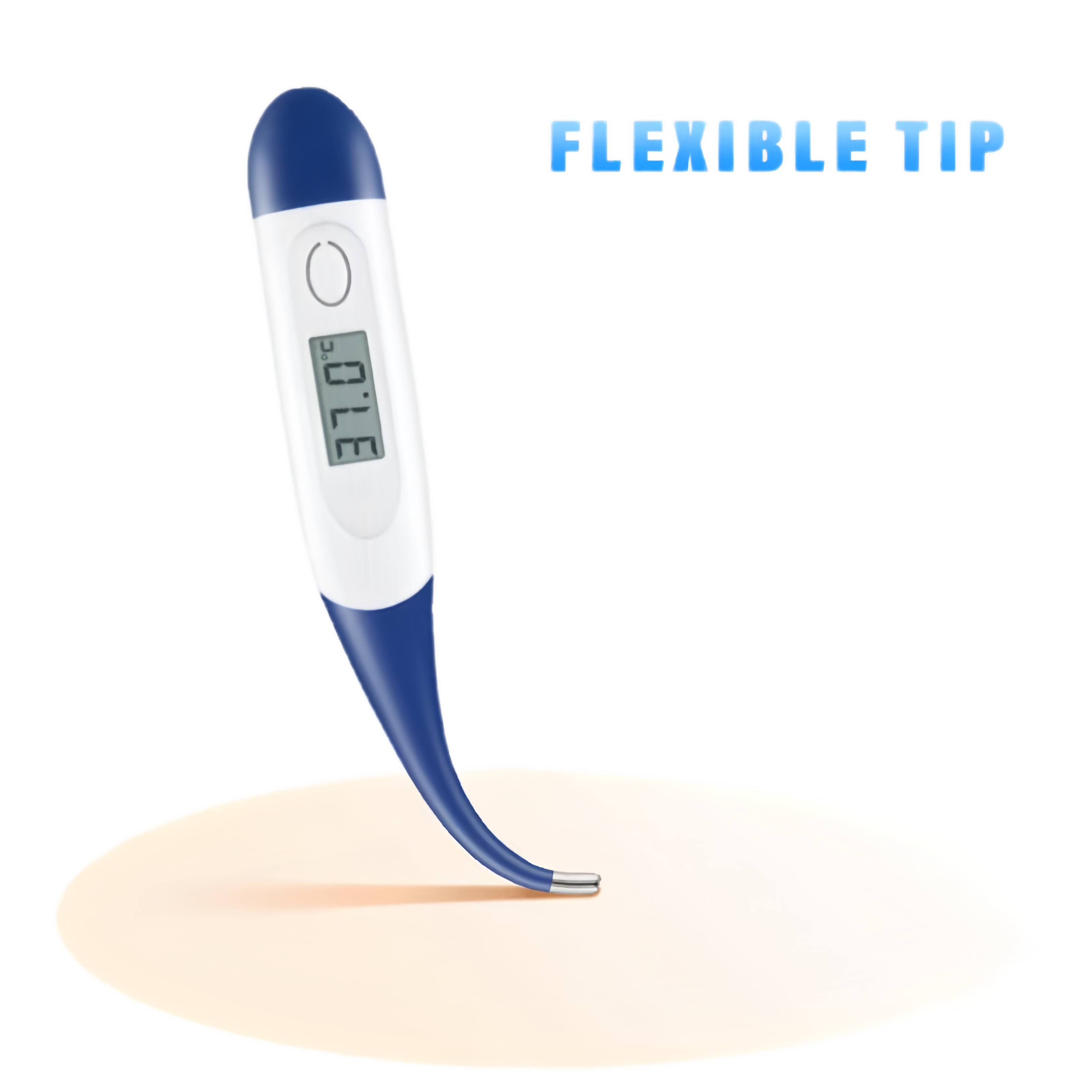 Veterinary Soft Head Flexible Tip Digital Thermometer