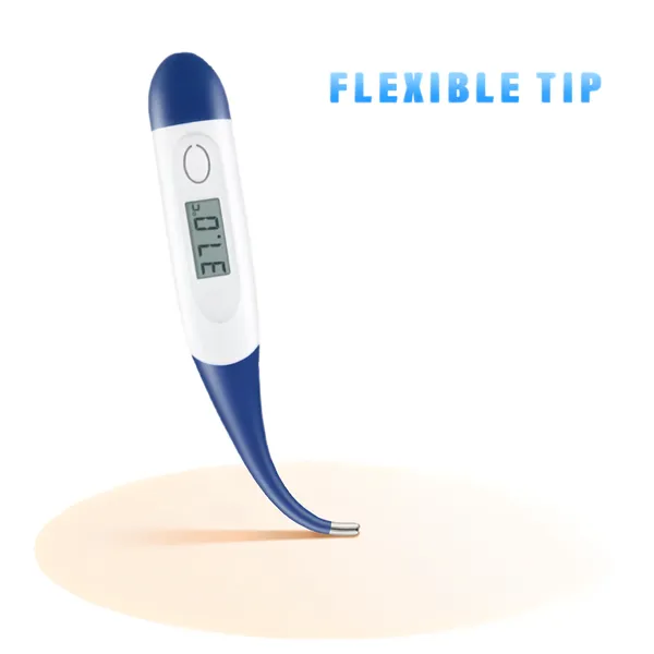 Veterinary Soft Head Flexible Tip Digital Thermometer