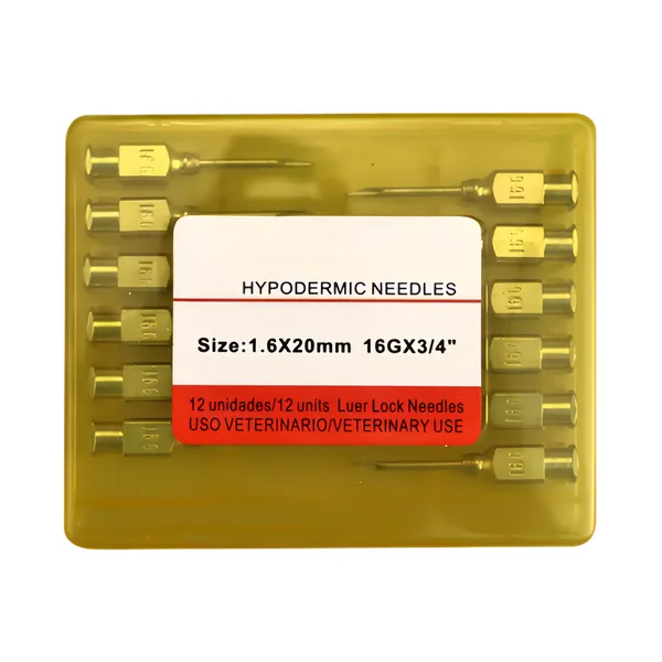 304 Stainless Steel Veterinary Hypodermic Needles for Livestock