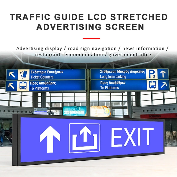 Stretched Bar LCD Display