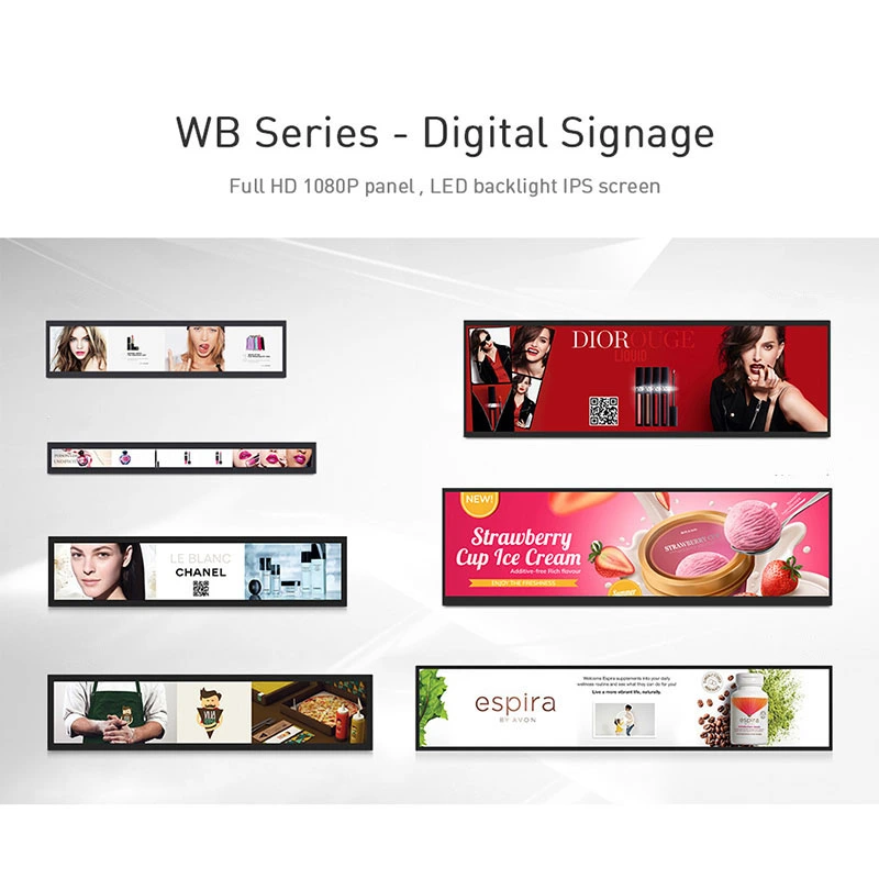 Stretched Bar Lcd Screen