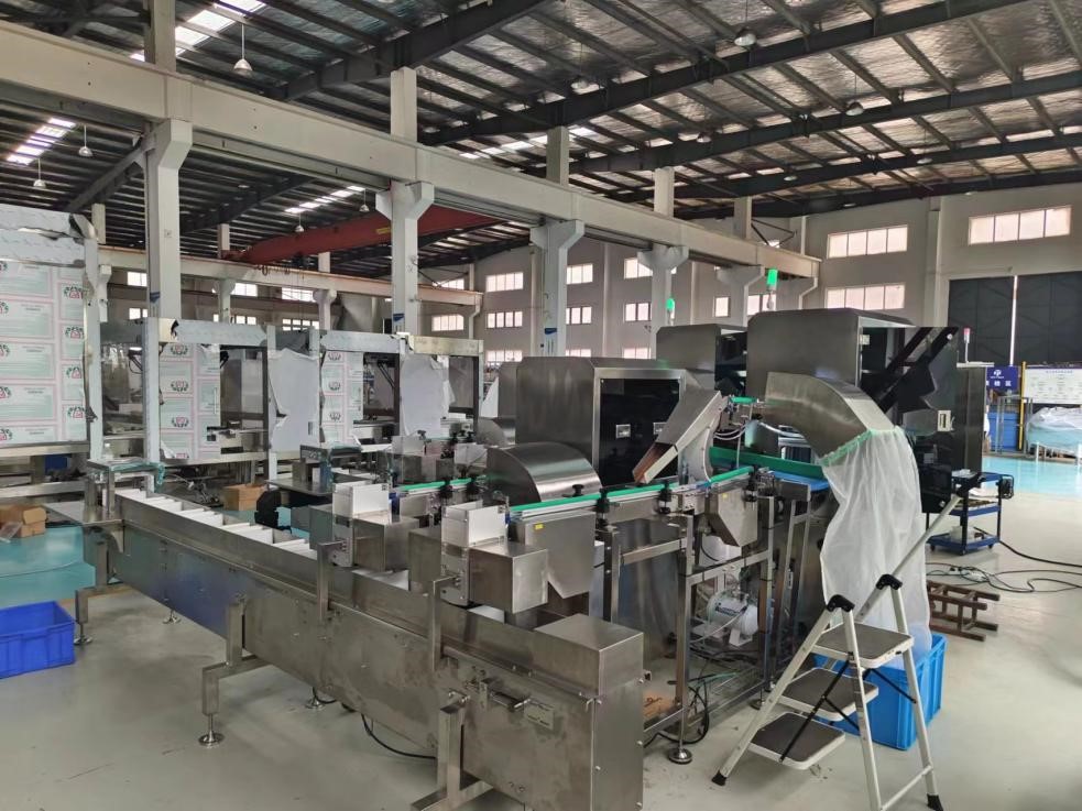 Product line visual sorting material system