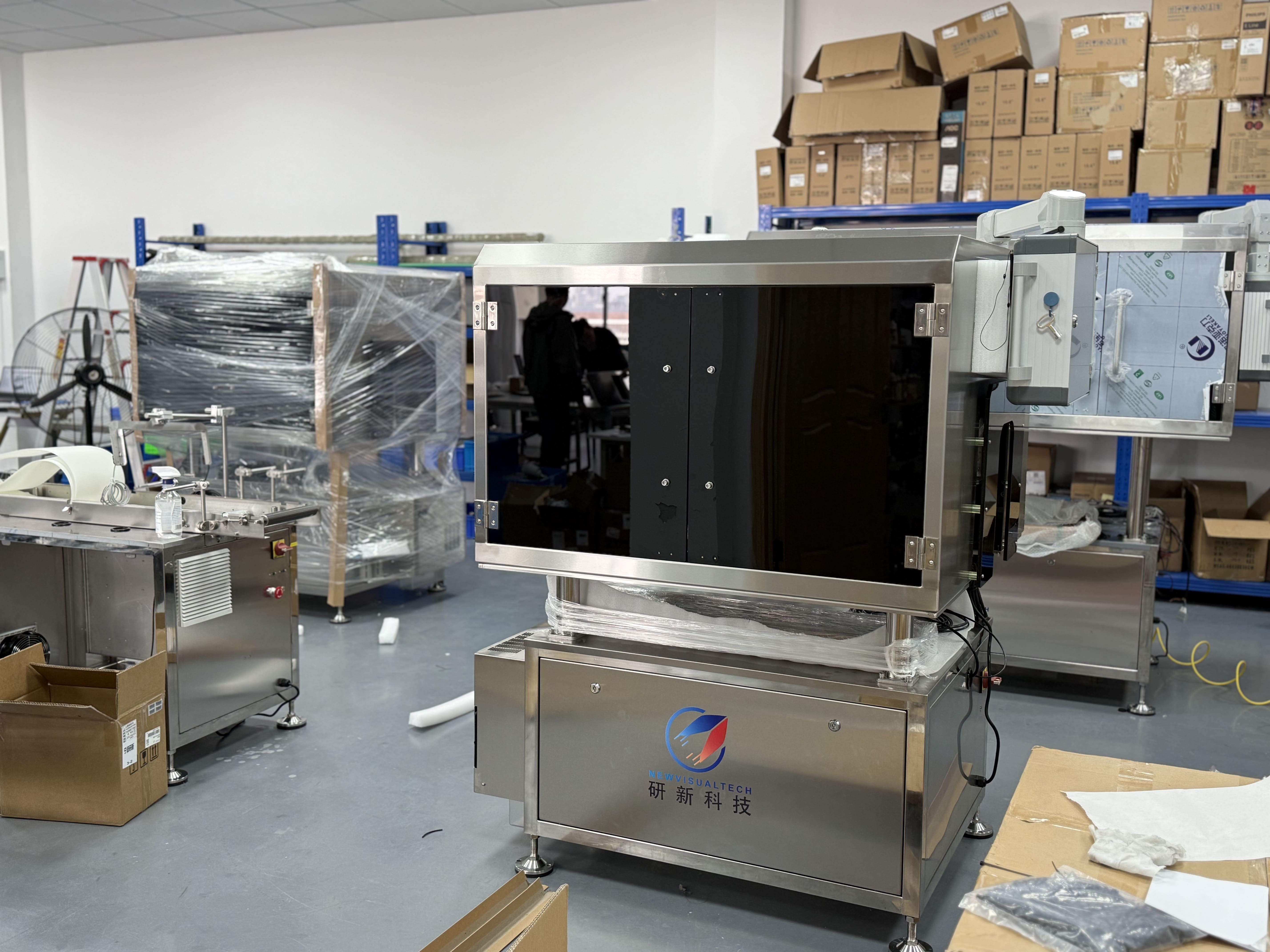The intelligent vision inspection equipment has entered a new chapter, with two label coding inspection machines successfully delivered!