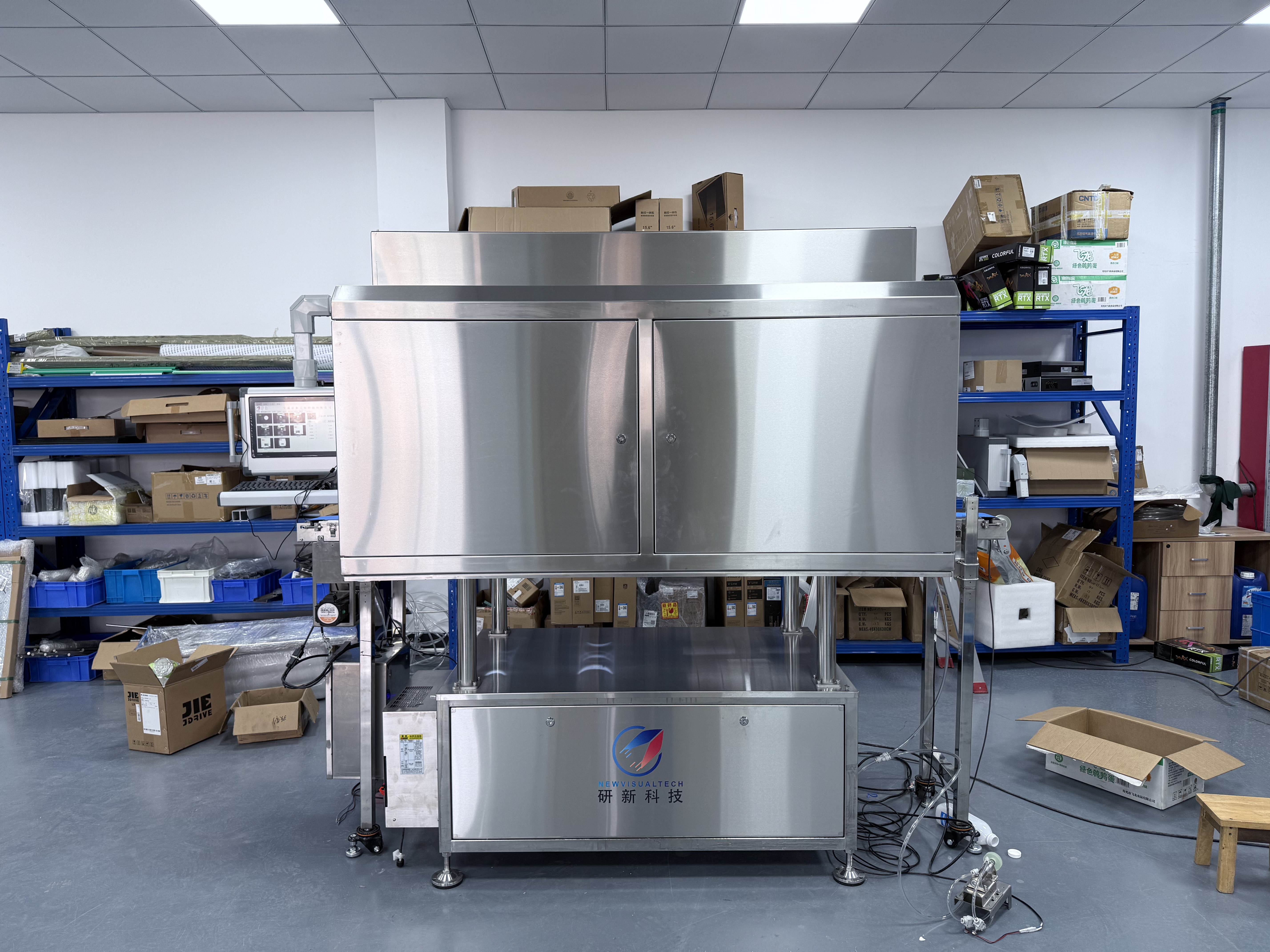 Intelligent Upgrade: New Choice! High-Tilt Lid Label Liquid Level Spraying and Coding Detection All-in-One Machine Empowers Efficient Production