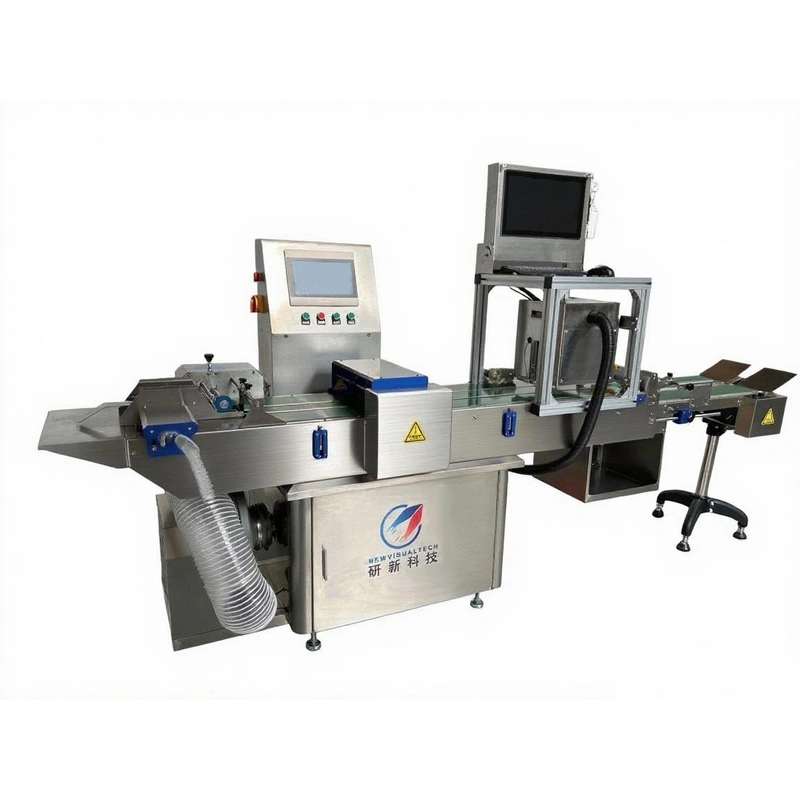 Pages separating and defects vision inspection