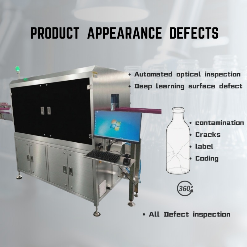 Glass Bottle Visual Inspection Machine & Defect Detection System