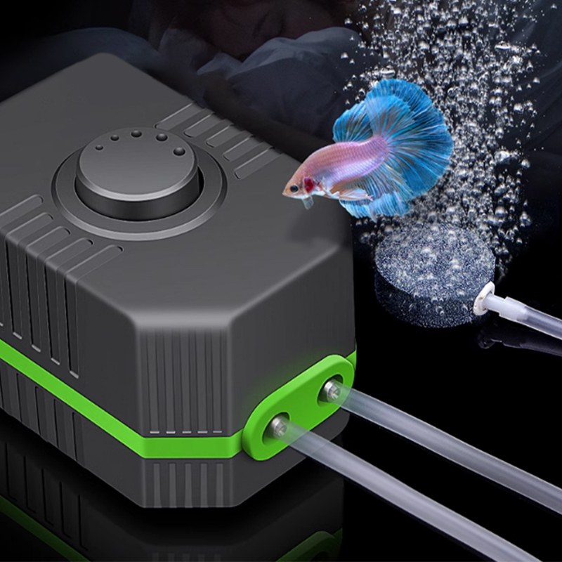 Ultra quiet large volume fish tank oxygen pump flushing pump