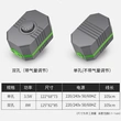Ultra quiet large volume fish tank oxygen pump flushing pump