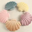Skin Friendly Dutch Velvet Sea Shell Shape Pillow Cushion for Sofa 