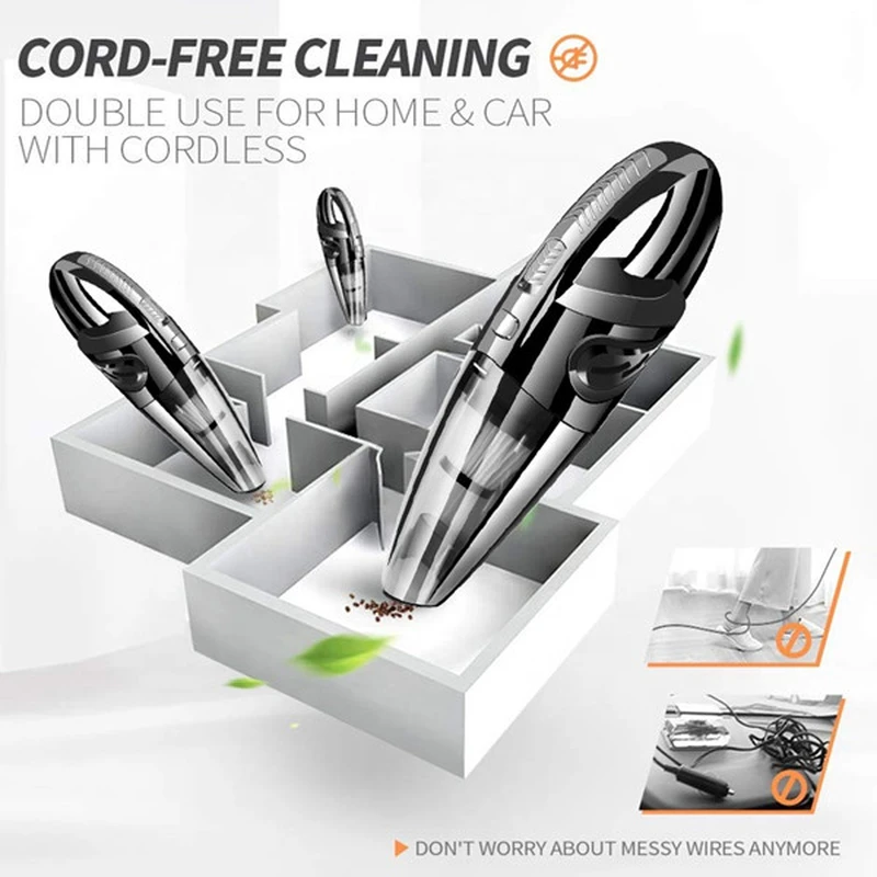 Wireless Vacuum Cleaner,Wet&Dry Use Dust Collector Buster Low Noise