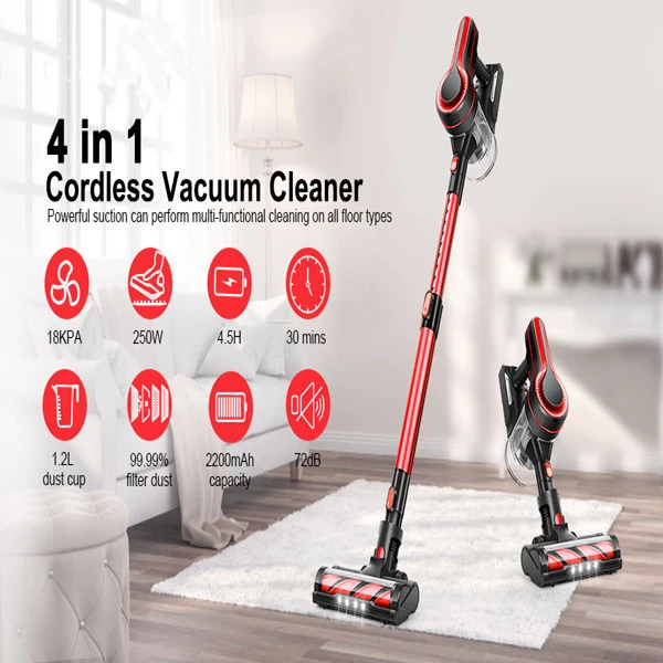  Handhold Cordless Vacuum Cleaner,  60min working time