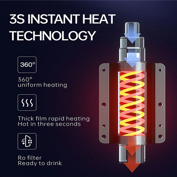 Korea uv filtered desk top mini home countertop water dispenser