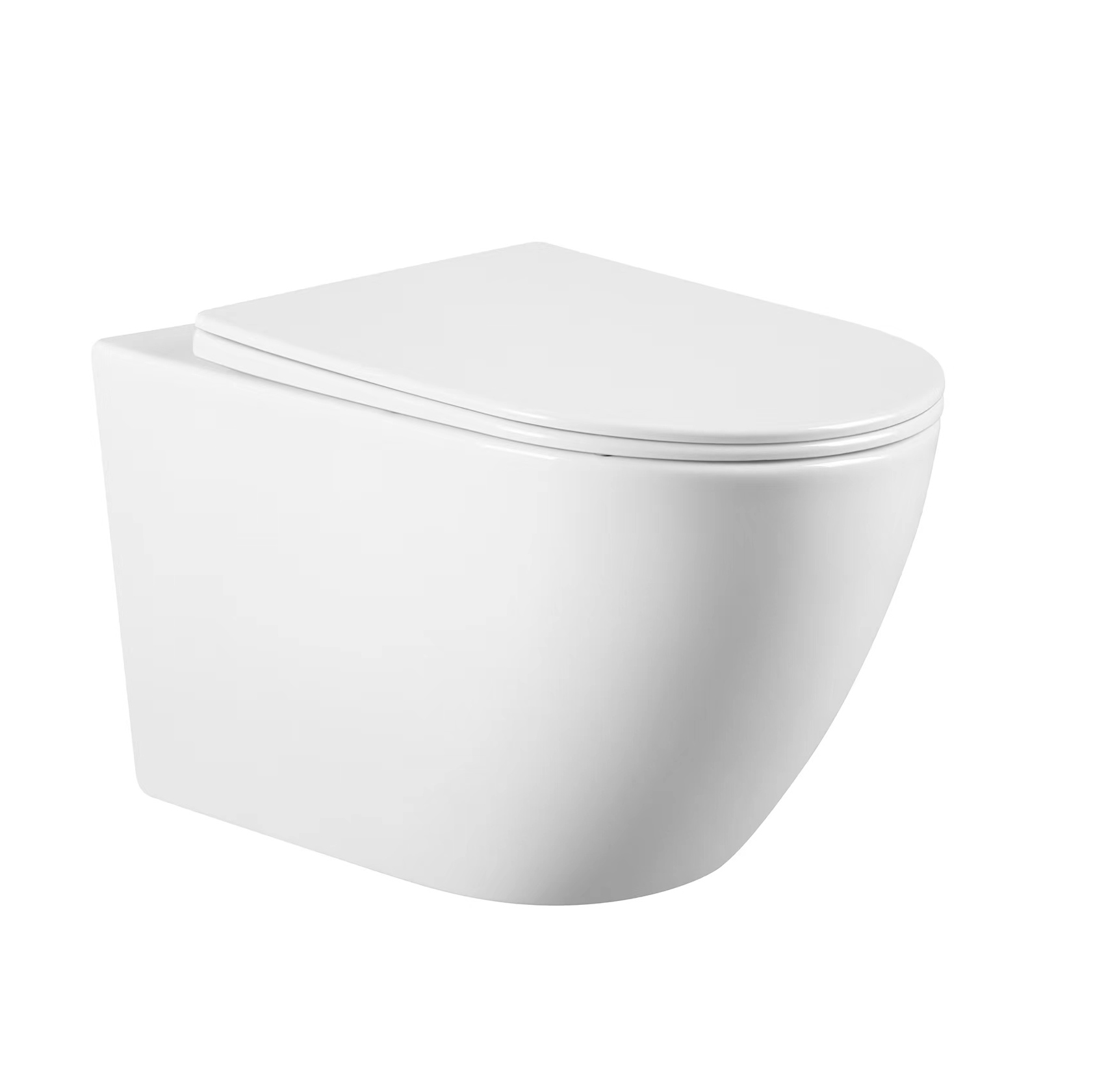 sanitary ware ceramic rimless wall hung toilet wall mounted wc