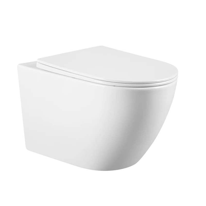 sanitary ware ceramic rimless wall hung toilet wall mounted wc