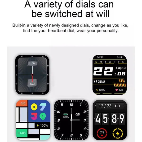 E86 Ip68 Waterproof Smart Watch Bracelet Fitness Tracker Body Temperature Ecg Heart Rate Watch Sdk Api Free