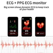 E66 Smart Watch ECG PPG Bracelet Body Temperature Minitor Smart Healthy Bracelet