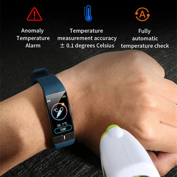 E66 Smart Watch ECG PPG Bracelet Body Temperature Minitor Smart Healthy Bracelet