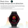 1.28 Inch Body Temperature Fitness Tracker Reloj Watch Heart Rate Monitor Smartwatch Q21 Sport Smart Watches