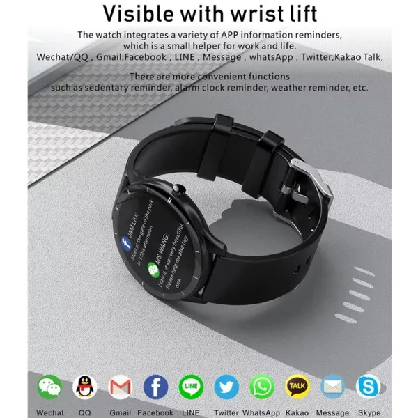 1.28 Inch Body Temperature Fitness Tracker Reloj Watch Heart Rate Monitor Smartwatch Q21 Sport Smart Watches