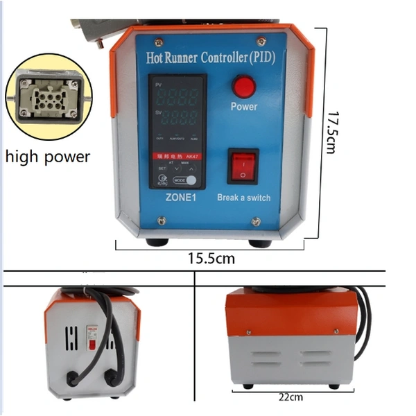 Mold hot runner temperature controller use for plastic machine