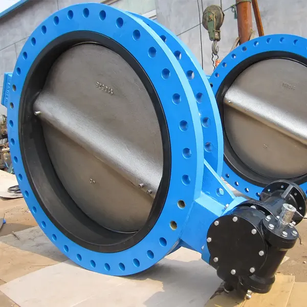 DN50 DN700 DI CF8M Flange butterfly valve 