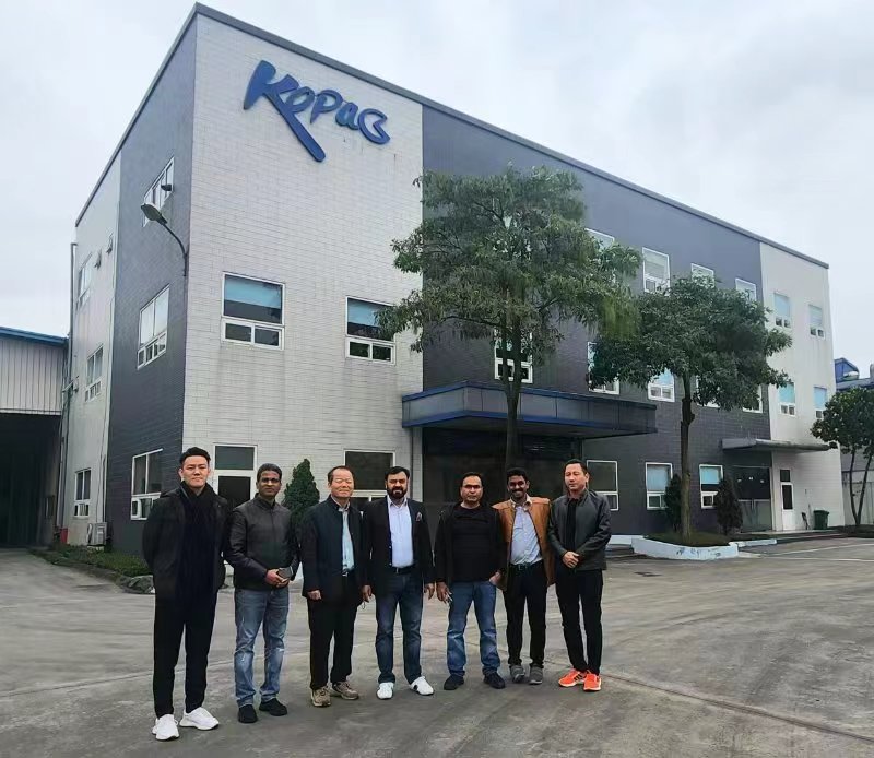 WEST RIVER team visit Vietnam Kopac Corrugated Package Factory