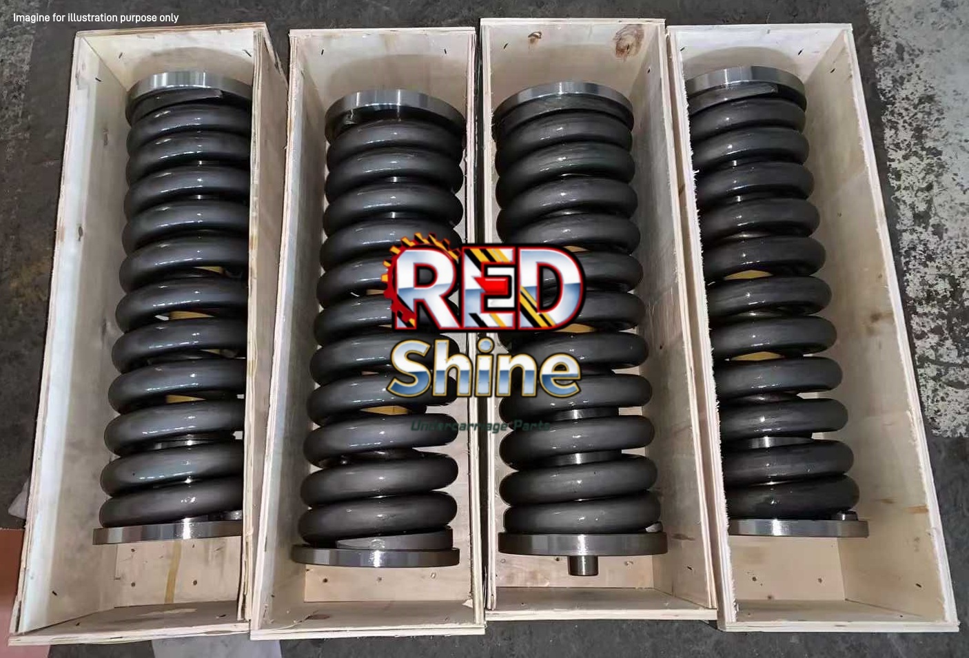 Ajustador/tensor/resorte de retroceso de oruga para excavadora js220