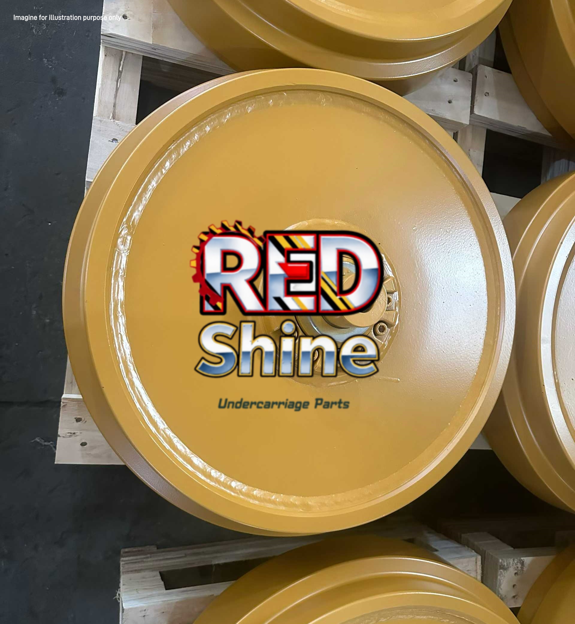 Conjunto de polea guía para bulldozer Caterpillar, grupo de poleas guía D6R D6H D6M D6C D6N