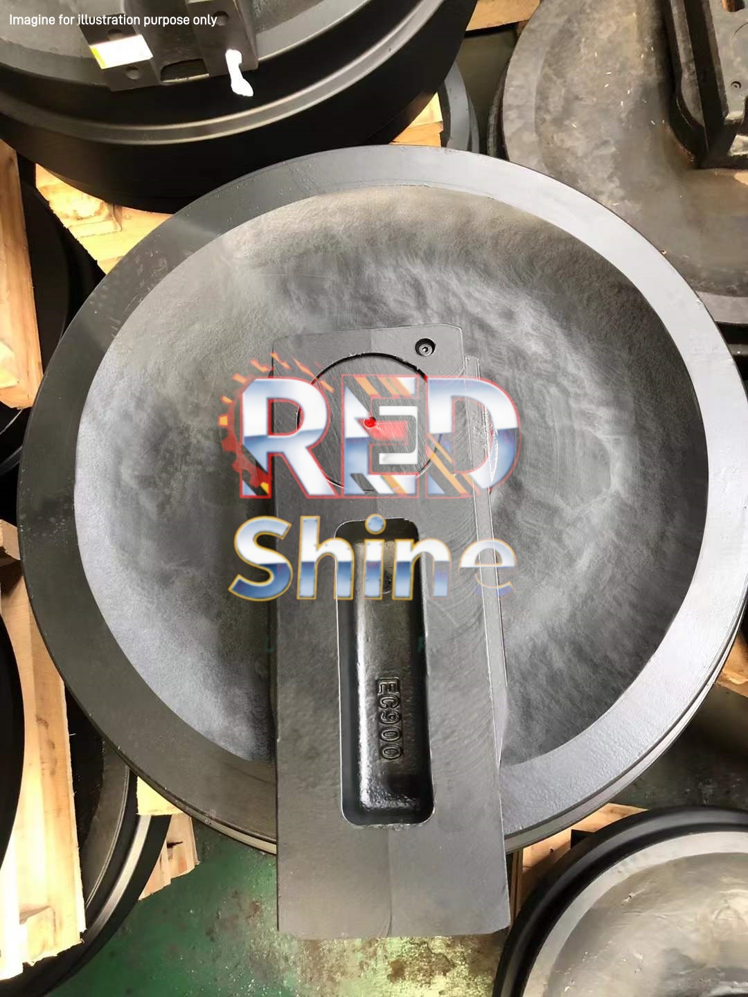 Reemplazo de polea tensora para grúa C6, Ingersoll Rand ECM440