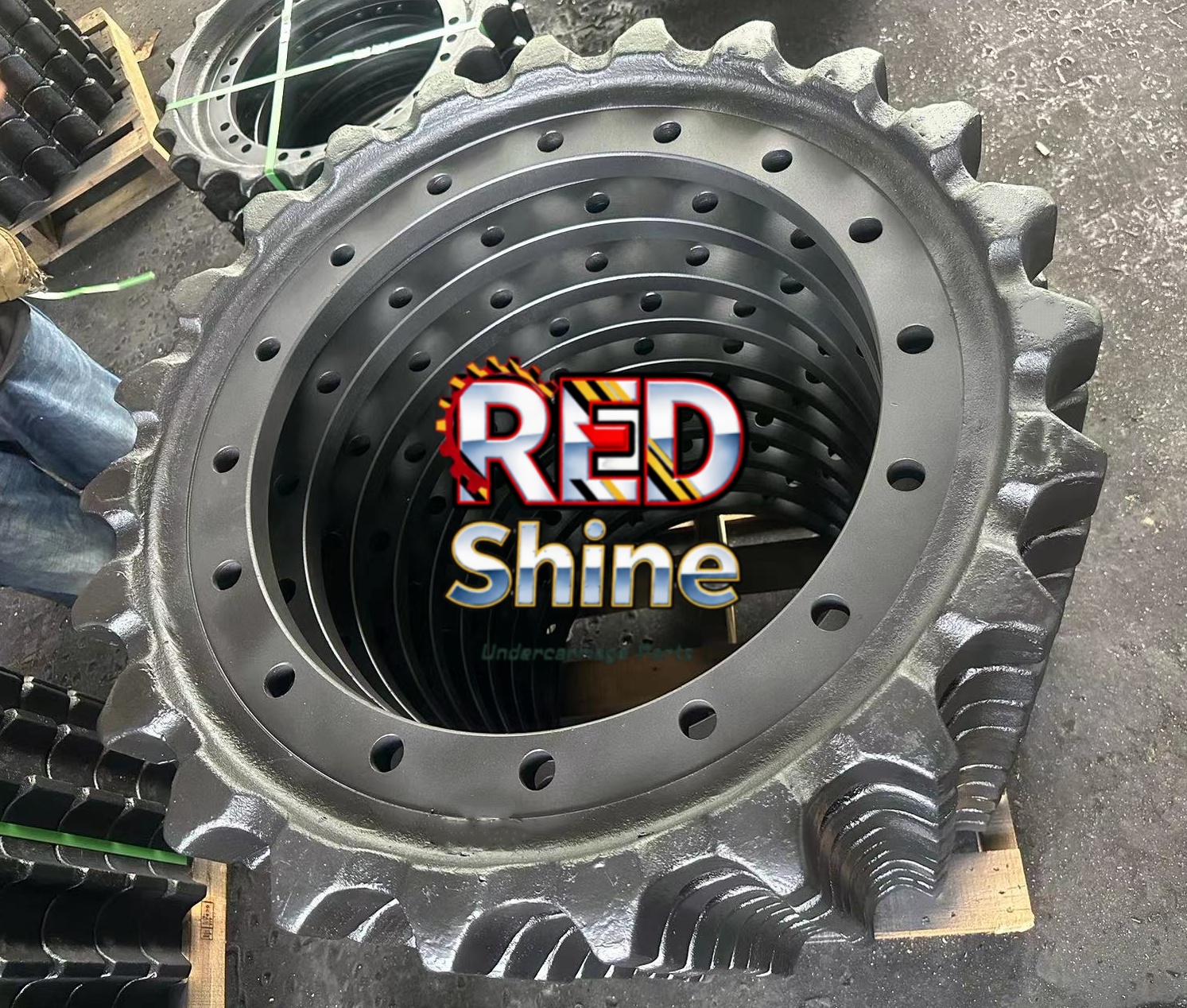 Rueda dentada para excavadora Caterpillar Cat385 Cat325 Cat345 Cat365