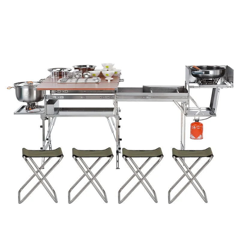 D881/D882 Mobile Kitchen,Outdoor Folding Picnic,RV Camping 