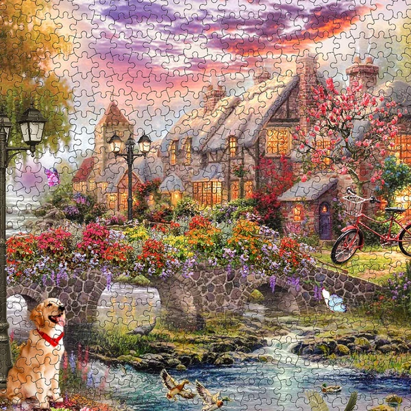 Custom Puzzle Game 1000 Pieces Jigsaw Puzzles for Adult Kids