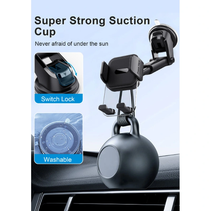 приобретите освежающий прозрачный держатель для телефона для легкого и безопасного доступа