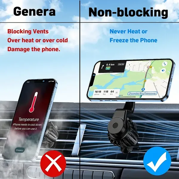 держатель телефона magsafe, автомобильное крепление magsafe для iphone 15