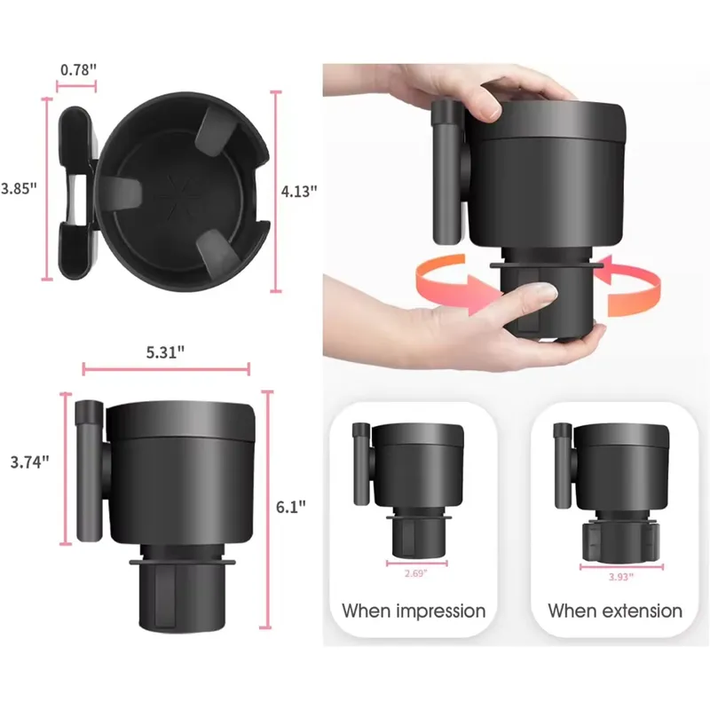 регулируемый подстаканник для автомобиля