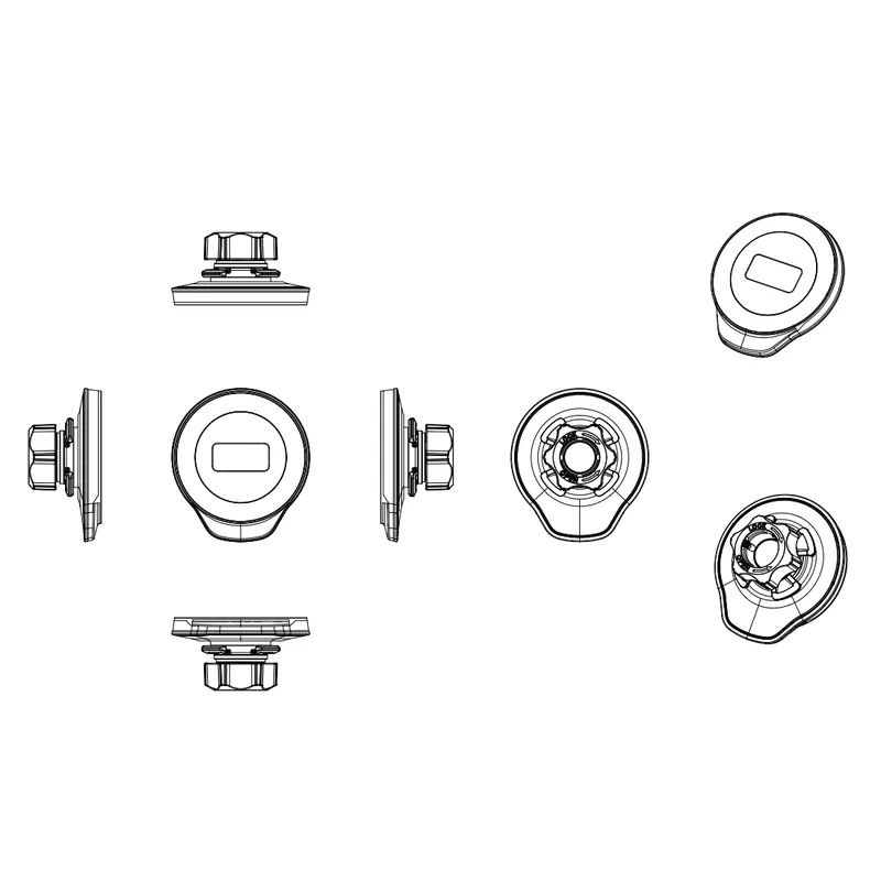 soporte para teléfono de coche para salpicadero curvo, soporte magnético ajustable